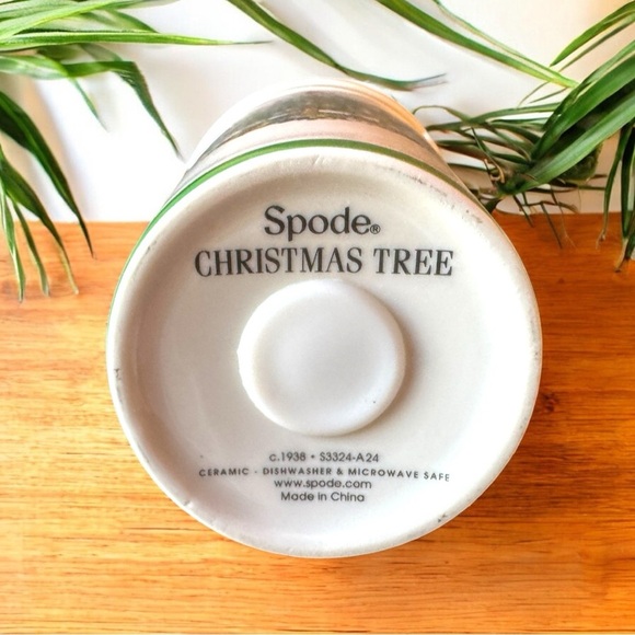 Spode Christmas Tree Ceramic Travel Mug with Lid - 8oz - NWT - Picture 6 of 11